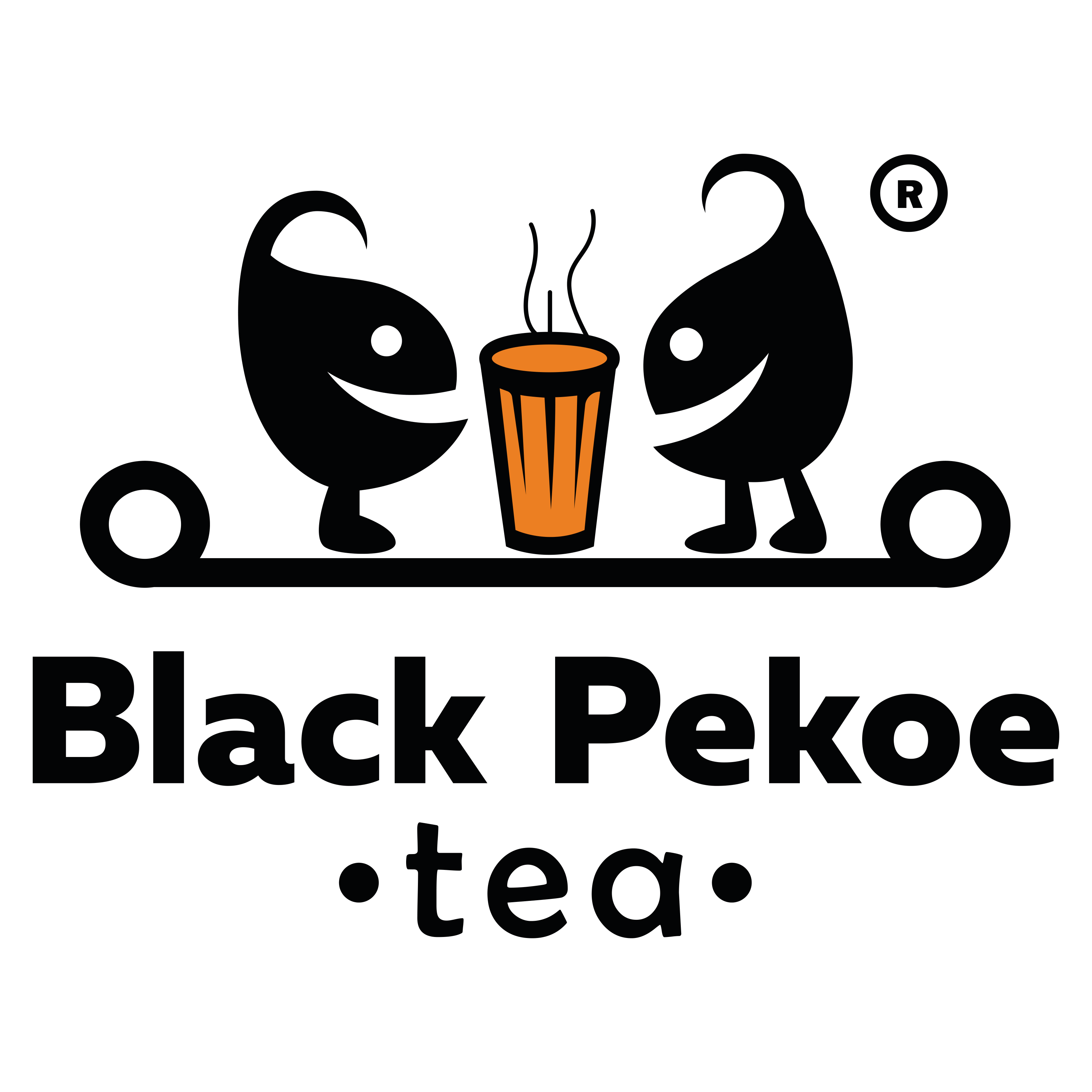 BLACK PEKOE TEA logo